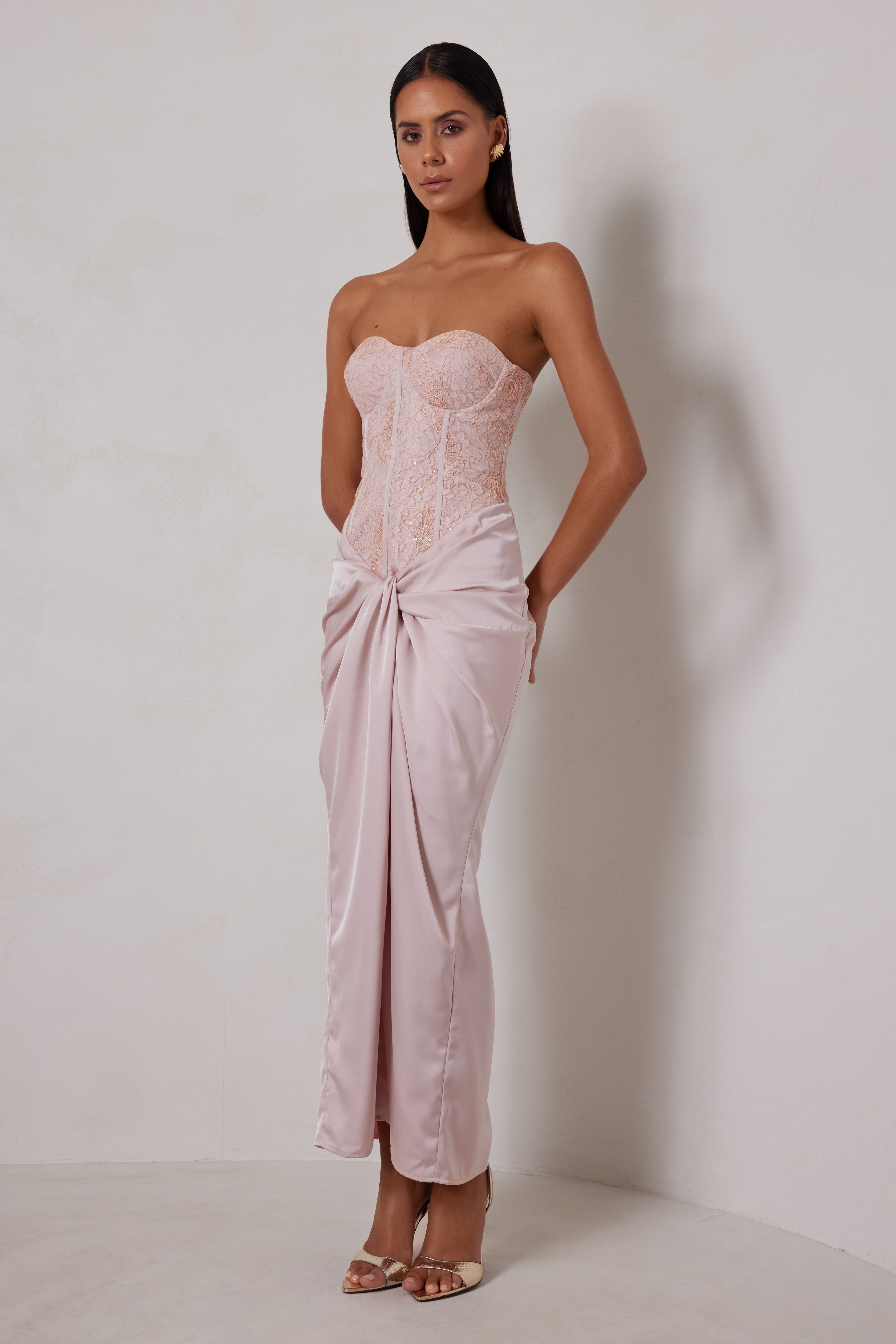 Mabel Champagne Pink- EOFY – Elle Zeitoune Mabel Champagne Pink- EOFY – Elle Zeitoune