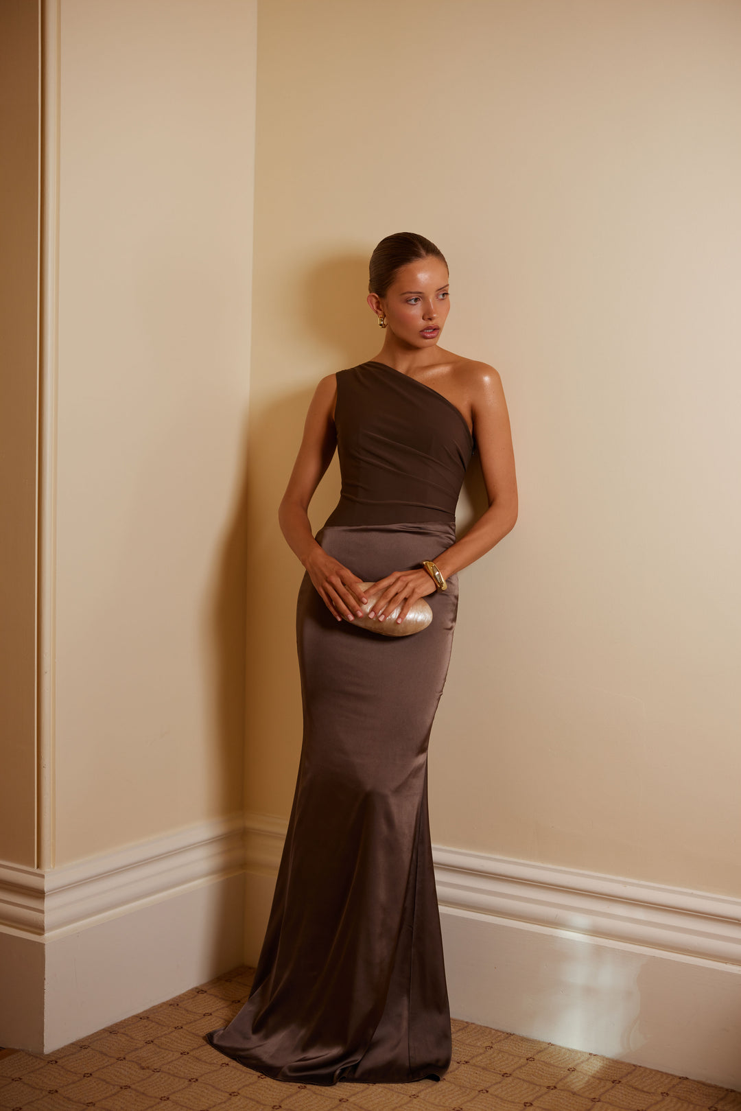 elle zeitoune one shoulder dress The Isabella One Shoulder Dress