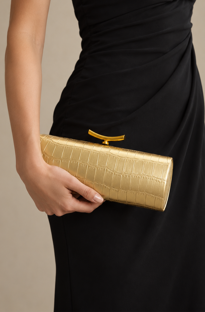 Sloane Clutch Gold