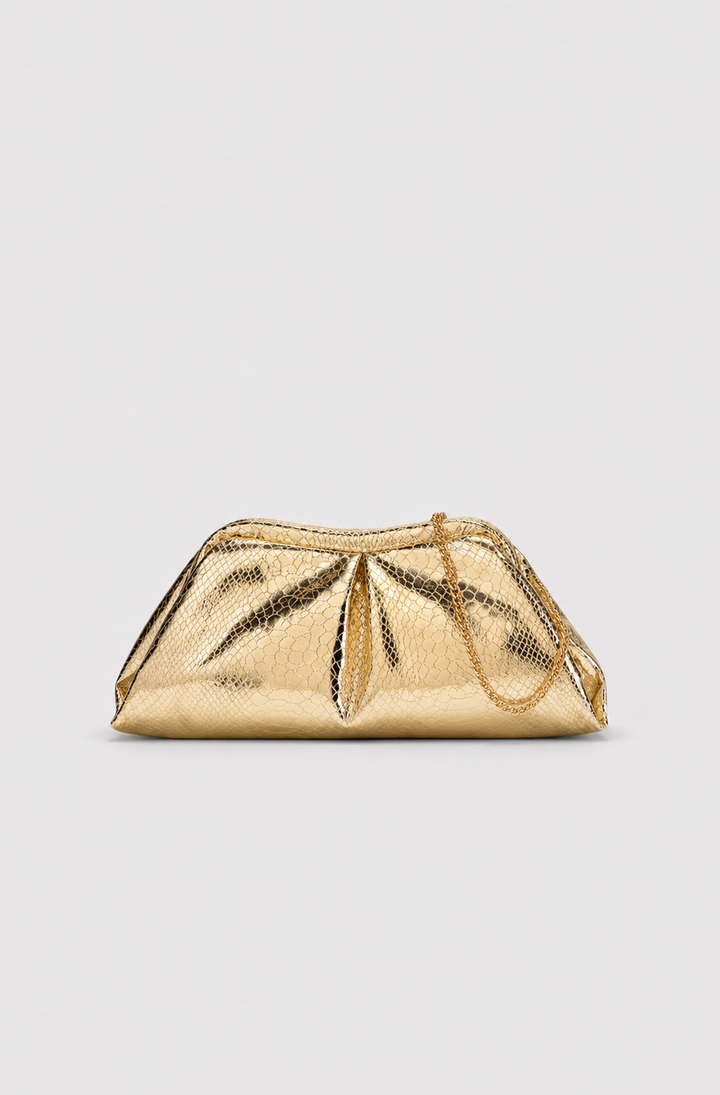 Sterling Clutch Gold