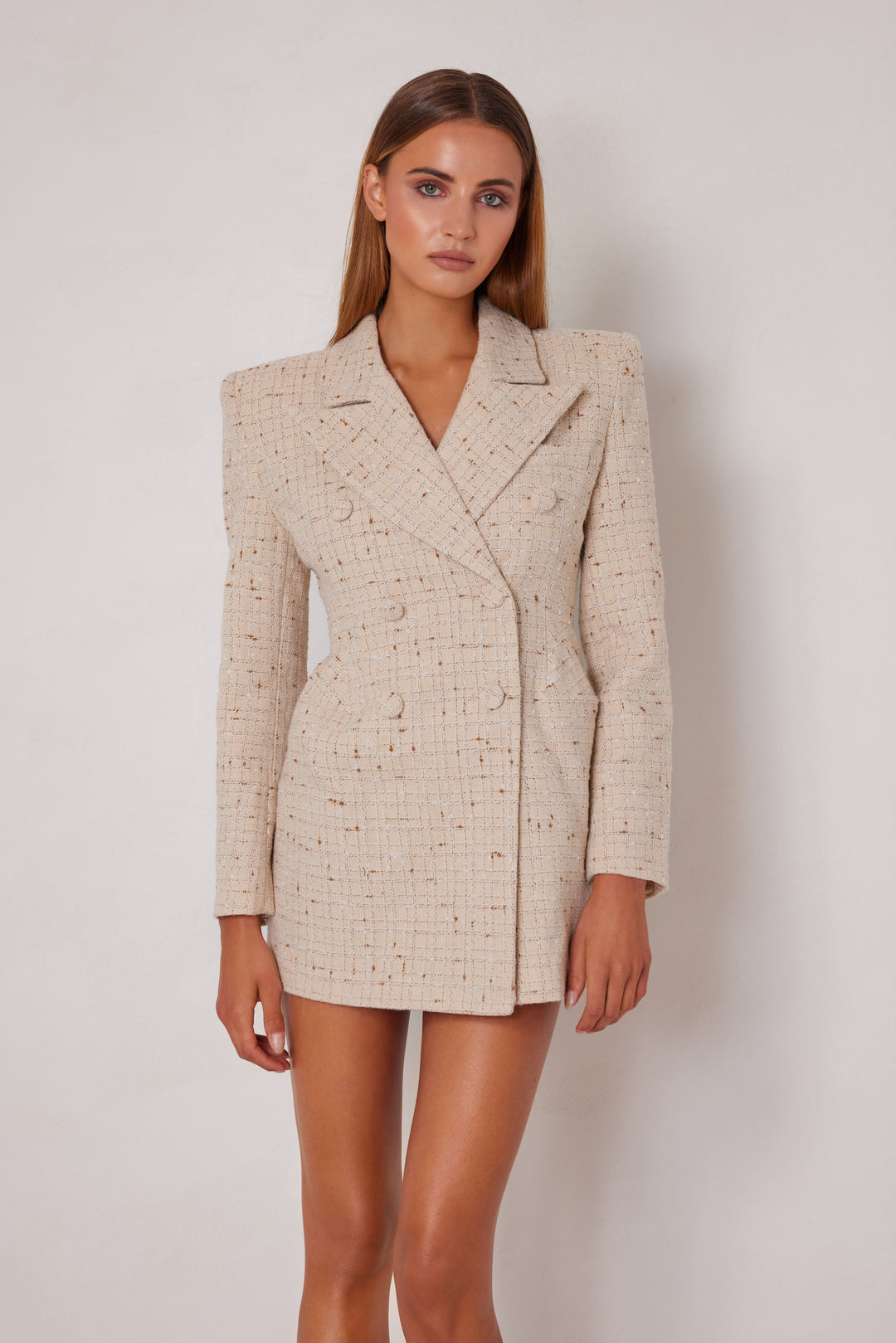 Zahra Biscuit Tweed