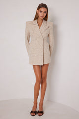 Zahra Biscuit Tweed